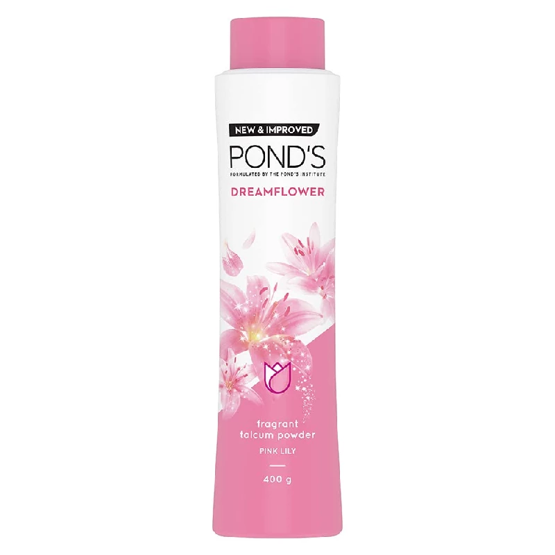 Ponds Dreamflower Pink Lily Fragrant Talcum Powder, 400 g-1.webp